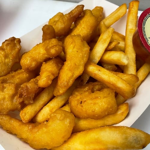 Shrimp Baskets with Fries.