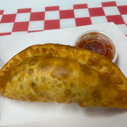Beef and Cheese Empanada.