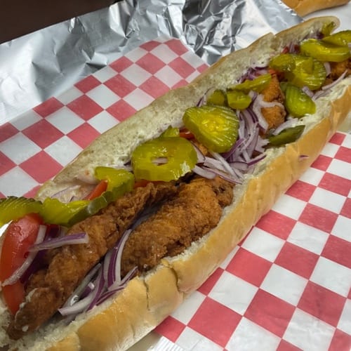 Large Breaded Chicken Breast Sub 22".