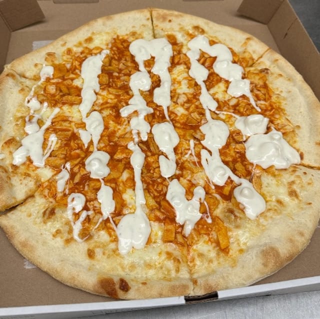 Buffalo Chicken Pizza.