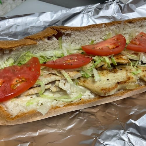 Small Grilled Chicken Breast Sub 12".