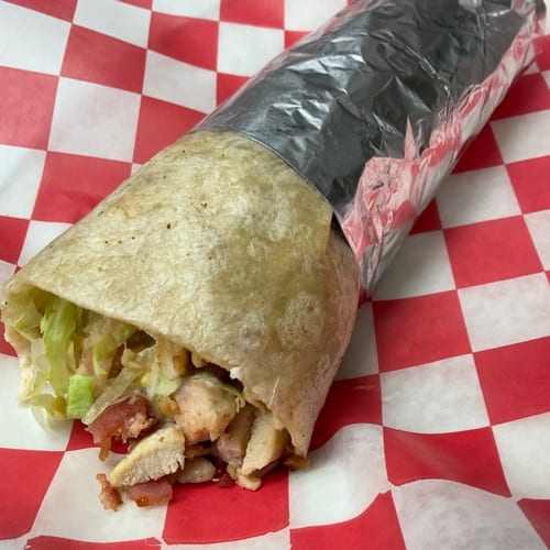 Chicken Bacon Ranch Wrap.