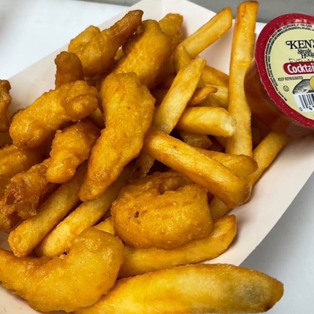 Shrimp in a Basket.