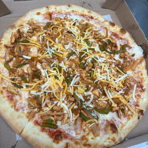 Chicken Fajita Pizza.