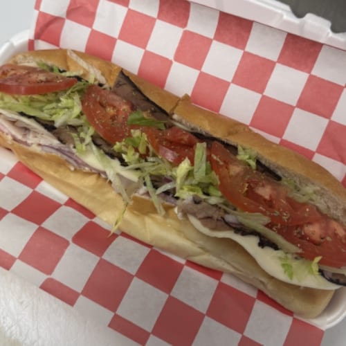 Roast Beef and Cheese Sub (12" Small).