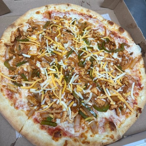 Chicken Fajita Pizza.