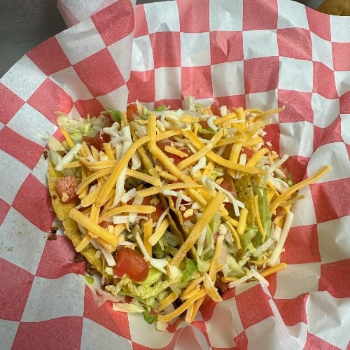 3 Hard Shell Tacos.