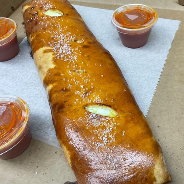 Steak Pretzel Boli.