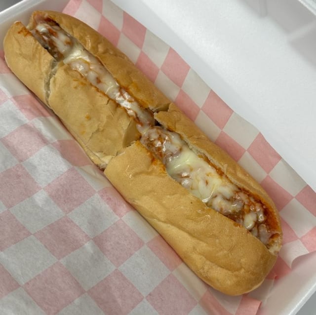Meatball Parmesan Sub (12" Small).
