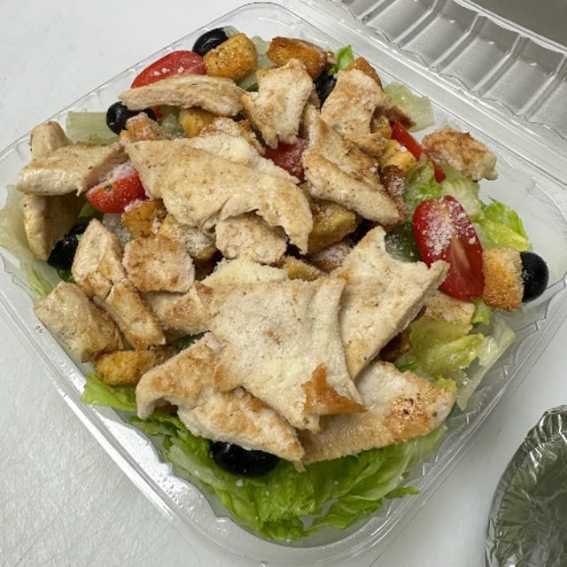 Grilled Chicken Caesar Salad.